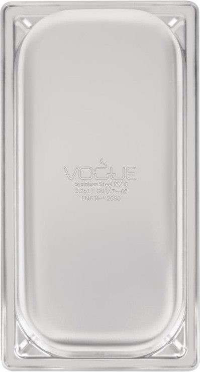  Vogue GN-Beh&auml;lter 1/3 Edelstahl 65mm 