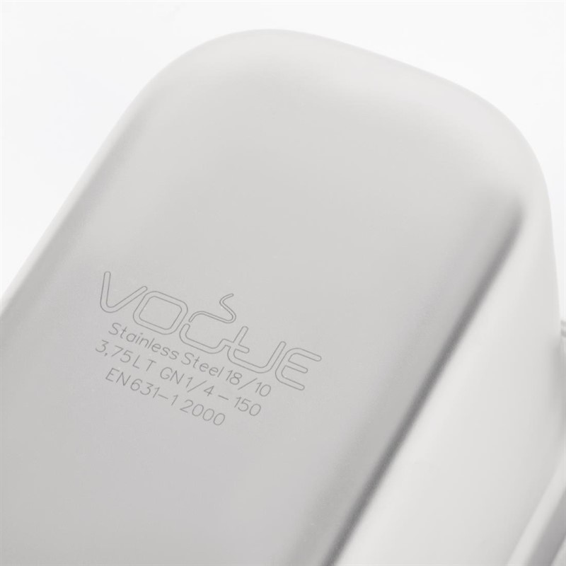  Vogue GN-Beh&auml;lter 1/4 Edelstahl 150mm 