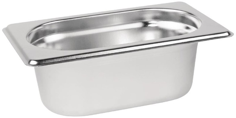  Vogue GN-Beh&auml;lter Edelstahl 6,5cm GN1/9 