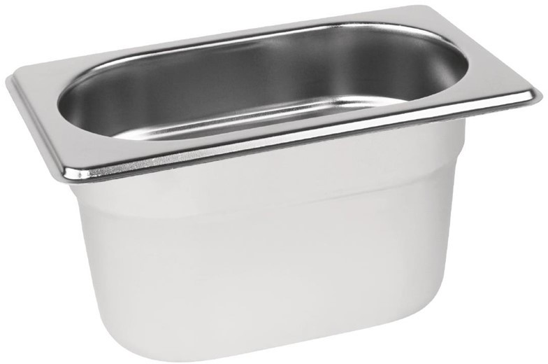  Vogue GN-Beh&auml;lter Edelstahl 10cm GN1/9 