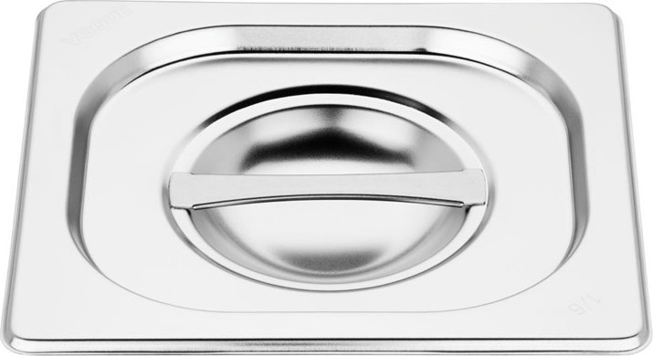  Vogue Edestahl Gastronormbeh&auml;lterset 6x1/6 mit Deckel 