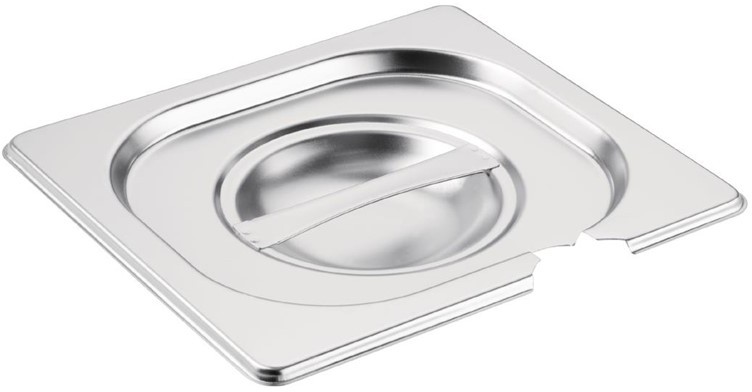  Vogue Deckel mit L&ouml;ffelaussparung f&uuml;r GN-Beh&auml;lter GN1/6 