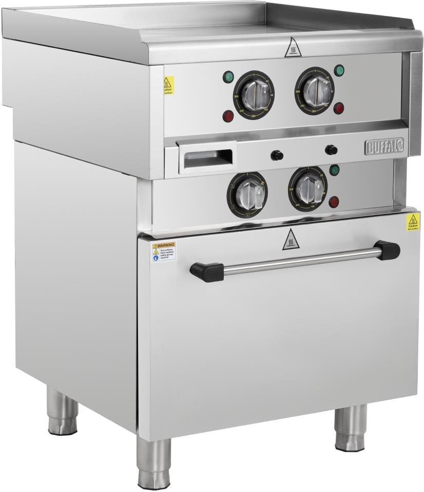  Buffalo 600 Serie freistehende elektrische Grillplatte mit Umluftofen 