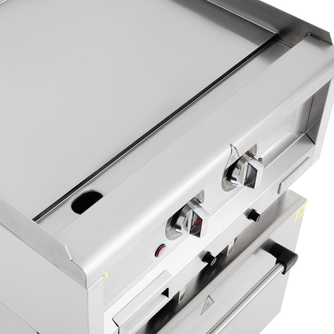 Buffalo 600 Serie freistehende elektrische Grillplatte mit Umluftofen 