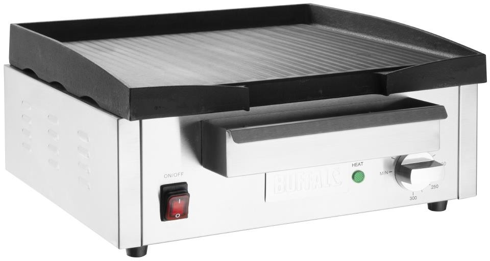  Buffalo Gusseisen Arbeitsplattengrill 1,8kW 