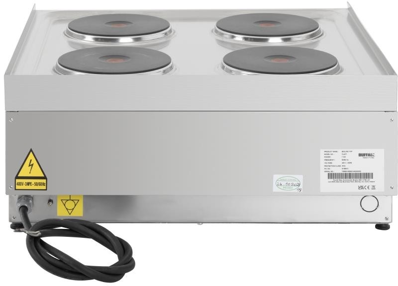  Buffalo 600 Series 4-Platten-Elektroherd 