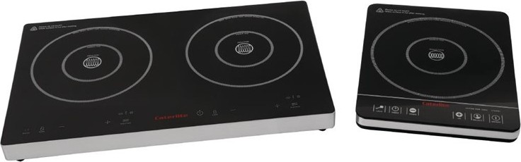  Caterlite Doppel-Induktionskochfeld mit Touch Control 3000W 