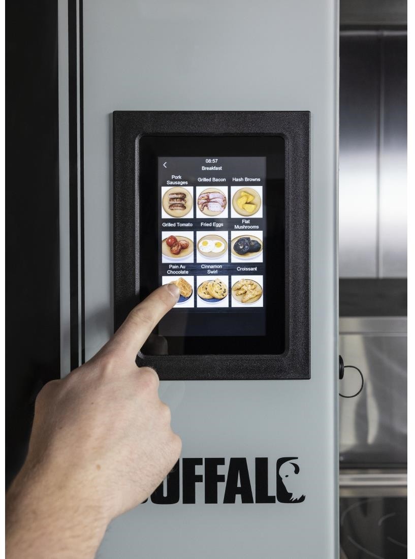  Buffalo Smart Touchscreen Kompakt-Kombibackofen 6 x GN 1/1 