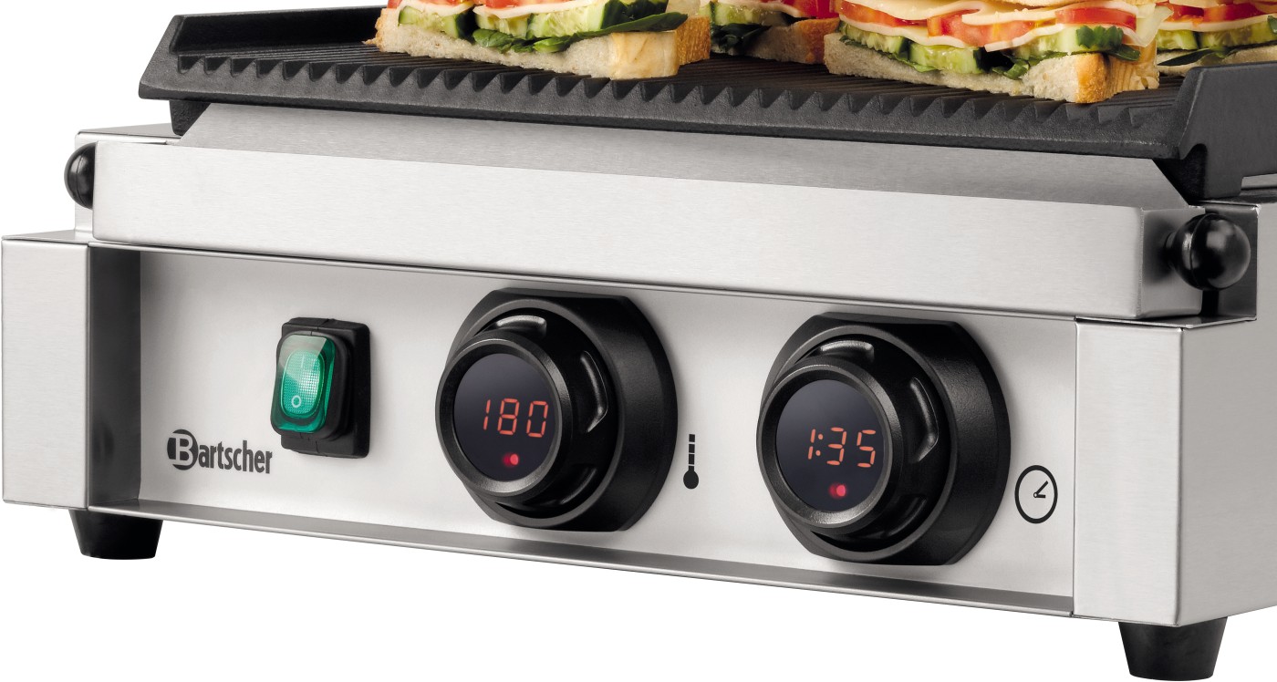  Bartscher Kontaktgrill "Panini-MDI" 1R 
