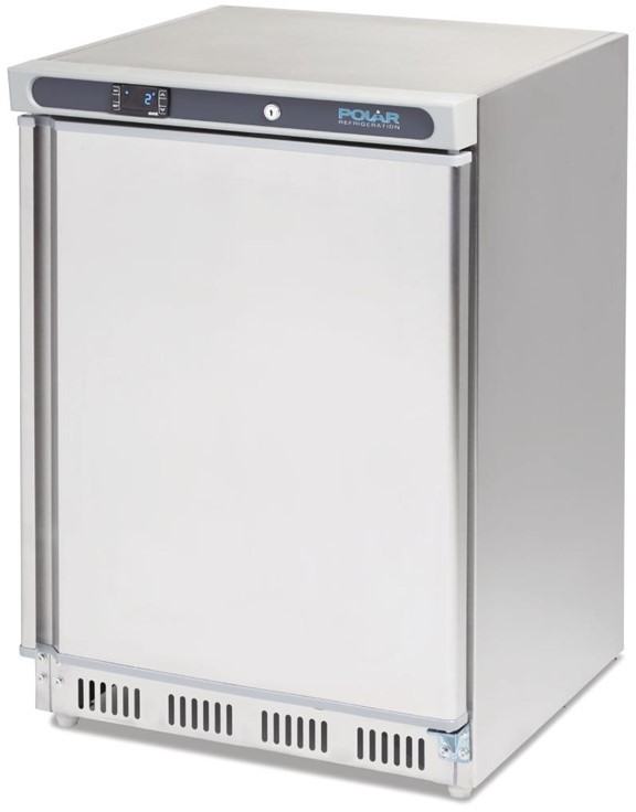  Polar Serie C Edelstahl Kühlschrank Tischmodell 150L 