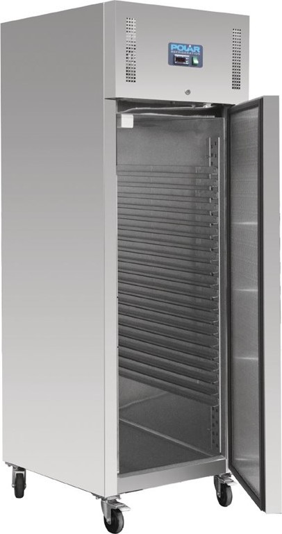  Polar Serie U K&uuml;hlschrank Edelstahl in B&auml;ckereiabmessung 850L 
