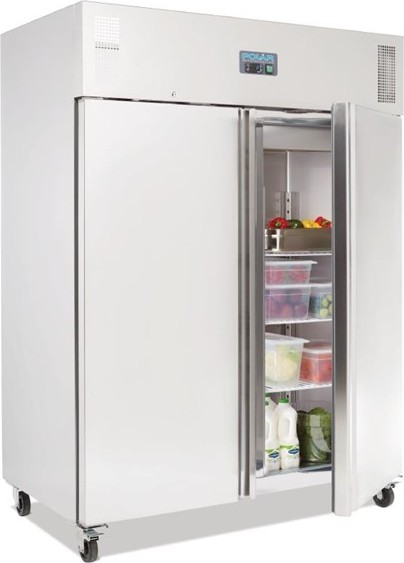  Polar Serie U K&uuml;hlschrank Edelstahl 1300L 