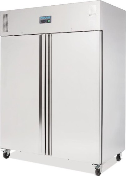  Polar Serie U K&uuml;hlschrank Edelstahl 1300L 