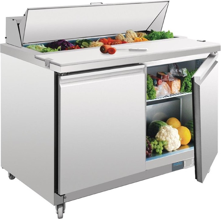  Polar Serie U Arbeitstisch 405 Liter 2-t&uuml;rig 