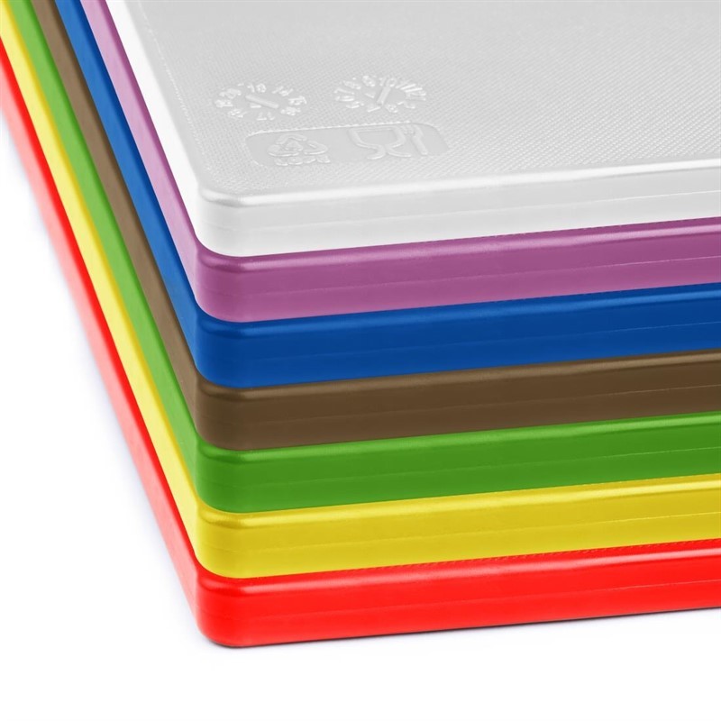  Hygiplas Anti-Bakterielle Schneidebretter mit niedriger Dichte 10mm hoch (7 St&uuml;ck) 