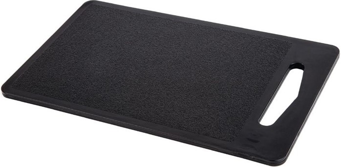  Hygiplas rechteckiges Bar Schneidebrett schwarz 25,5cm 