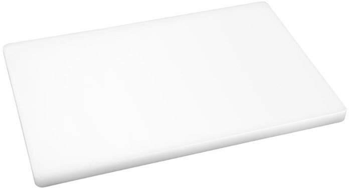  Hygiplas LDPE extra dickes Schneidebrett wei&szlig; 45x30x2cm 
