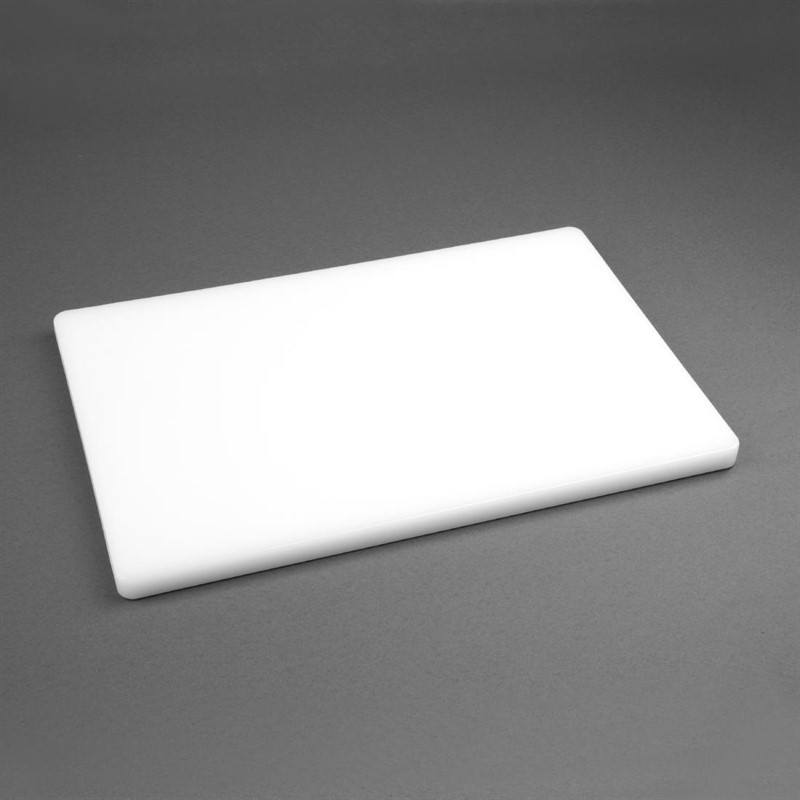  Hygiplas LDPE extra dickes Schneidebrett wei&szlig; 45x30x2cm 