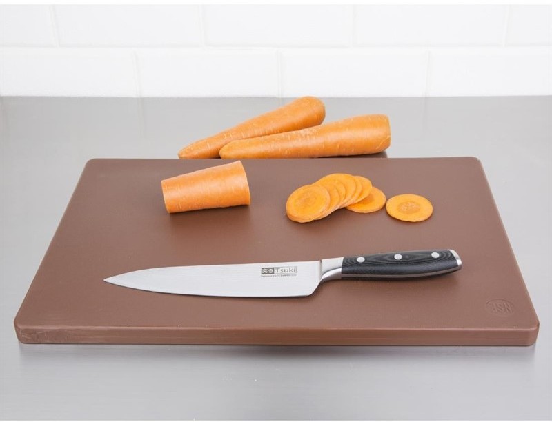  Hygiplas LDPE extra dickes Schneidebrett braun 45x30x2cm 
