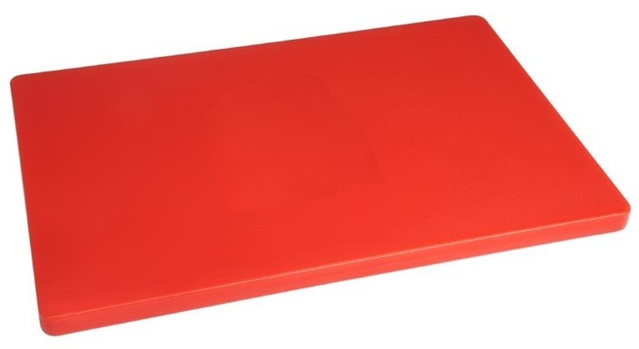  Hygiplas LDPE extra dickes Schneidebrett rot 45x30x2cm 