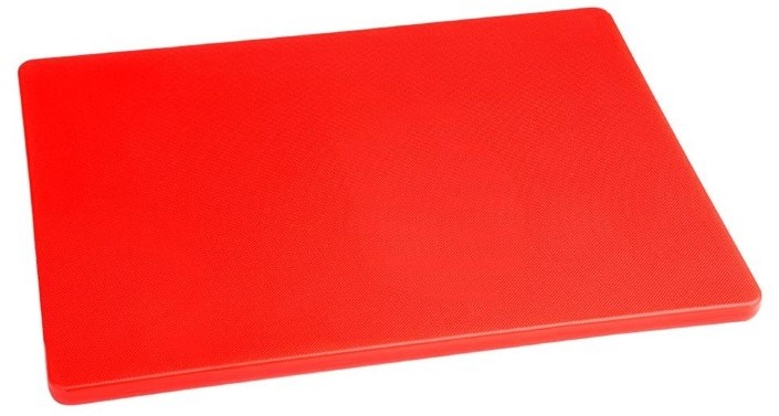  Hygiplas LDPE Schneidebrett rot 30,5x22,9x1,2cm 