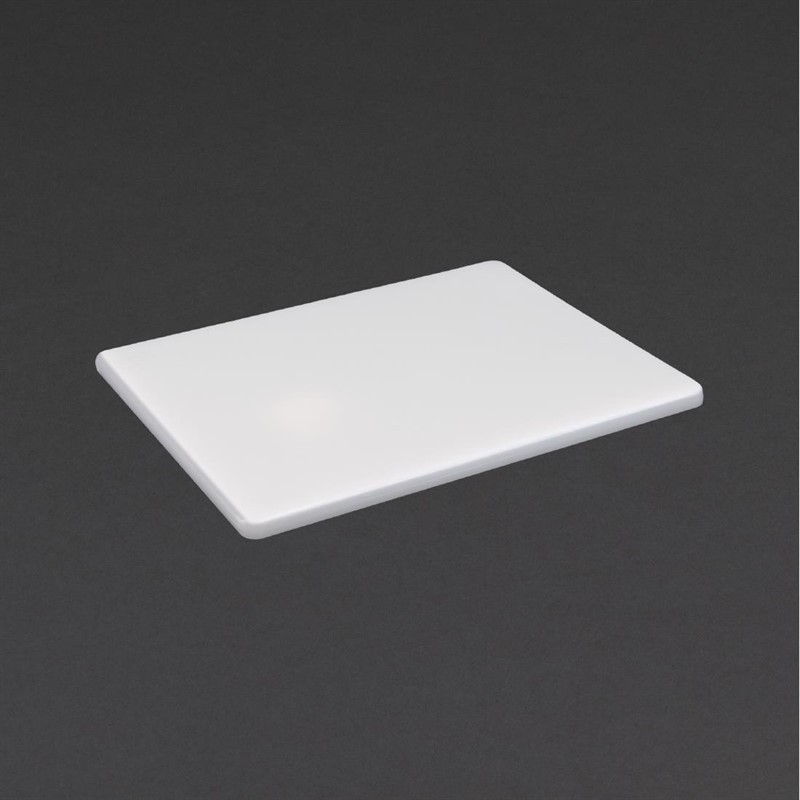  Hygiplas LDPE Schneidebrett wei&szlig; 30,5x22,9x1,2cm 
