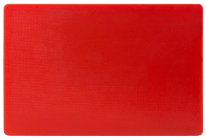  Hygiplas LDPE extra dickes Schneidebrett rot 60x45x2cm 