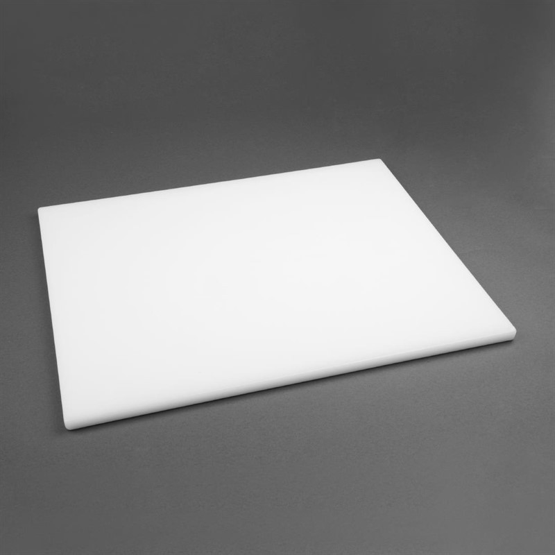  Hygiplas LDPE extra dickes Schneidebrett wei&szlig; 60x45x2cm 