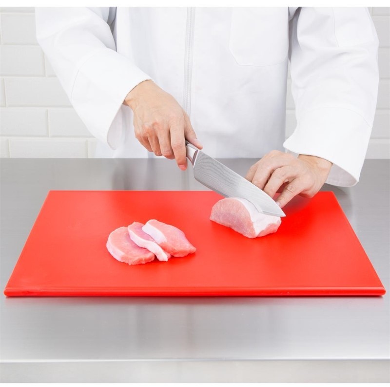  Hygiplas standard Schneidebrett mit hoher Dichte rot 