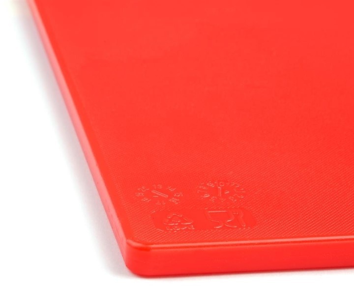  Hygiplas LDPE Schneidebrett rot 45x30x1,2cm 