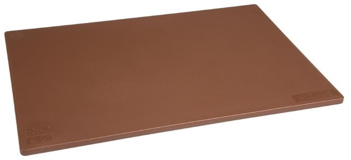  Hygiplas LDPE Schneidebrett braun 45x30x1,2cm 