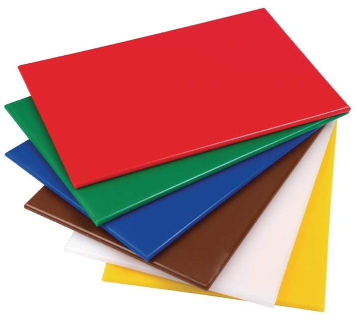  Hygiplas LDPE Schneidebrett braun 45x30x1,2cm 