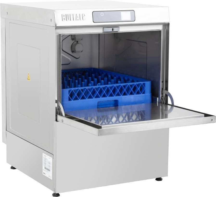  Buffalo Digital Geschirrsp&uuml;ler f&uuml;r den Einbau mit Ablaufpumpe 500mm Korb 5.4kW 