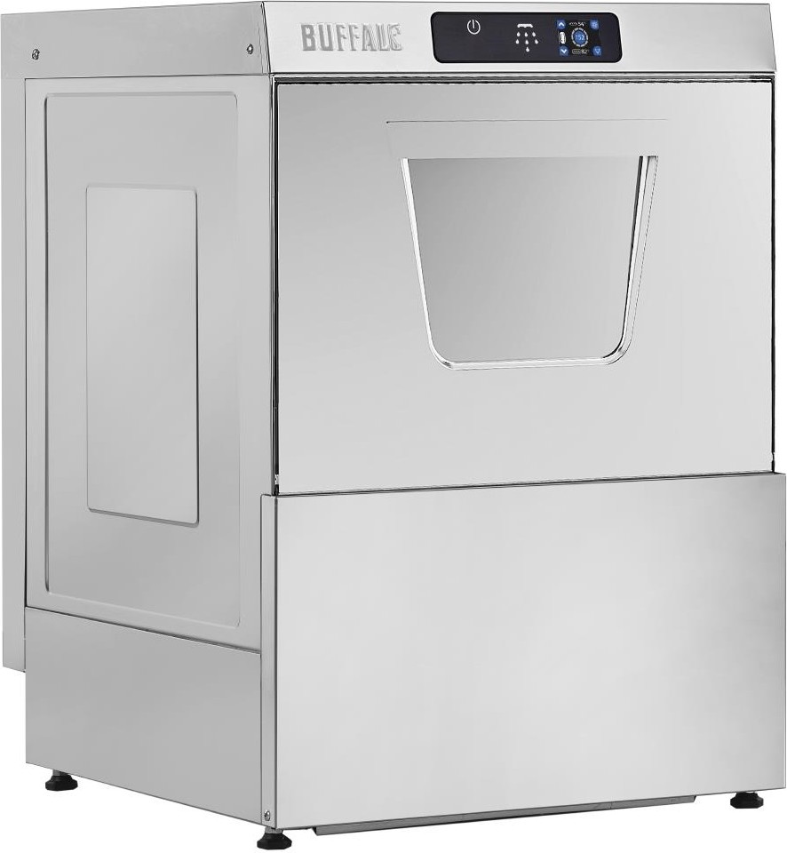  Buffalo Digital Geschirrsp&uuml;ler f&uuml;r den Einbau mit Ablaufpumpe 500mm Korb 5.4kW 