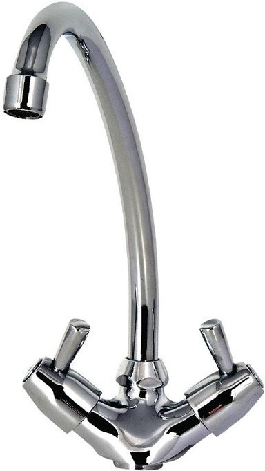  Gastronoble Monoblock Mischhahn mit Drehknopfbedienung 30cm 