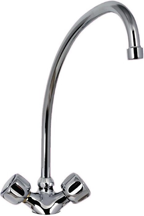  Gastronoble Monoblock Mischhahn mit 90&deg; Drehhebel 20cm 