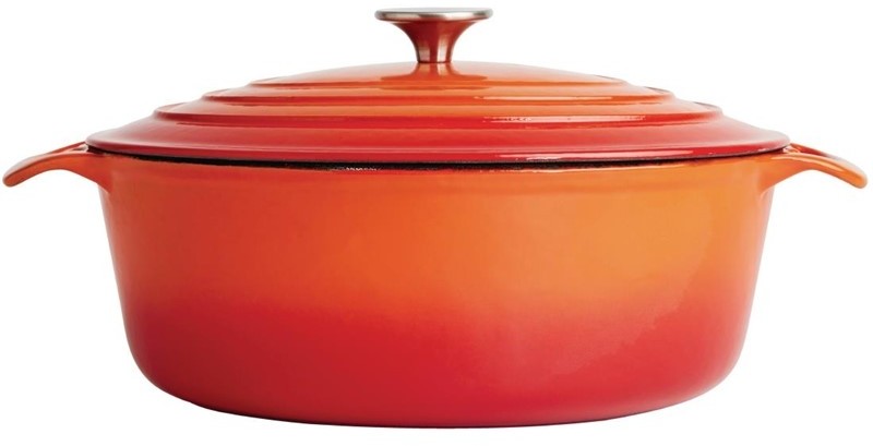 Vogue ovaler Schmortopf orange 