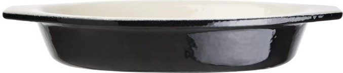  Vogue Gratinschale 650ml schwarz oval 