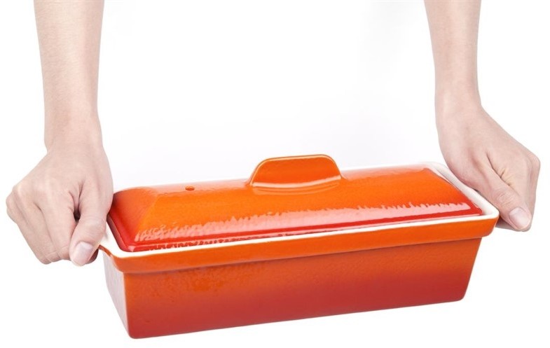  Vogue Terrinenform Gusseisen orange 1,7L 
