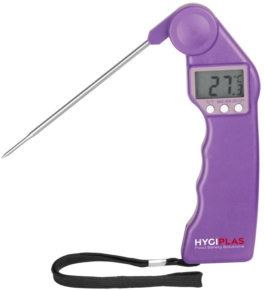  Hygiplas Easytemp Farbcodiertes violettes Thermometer 