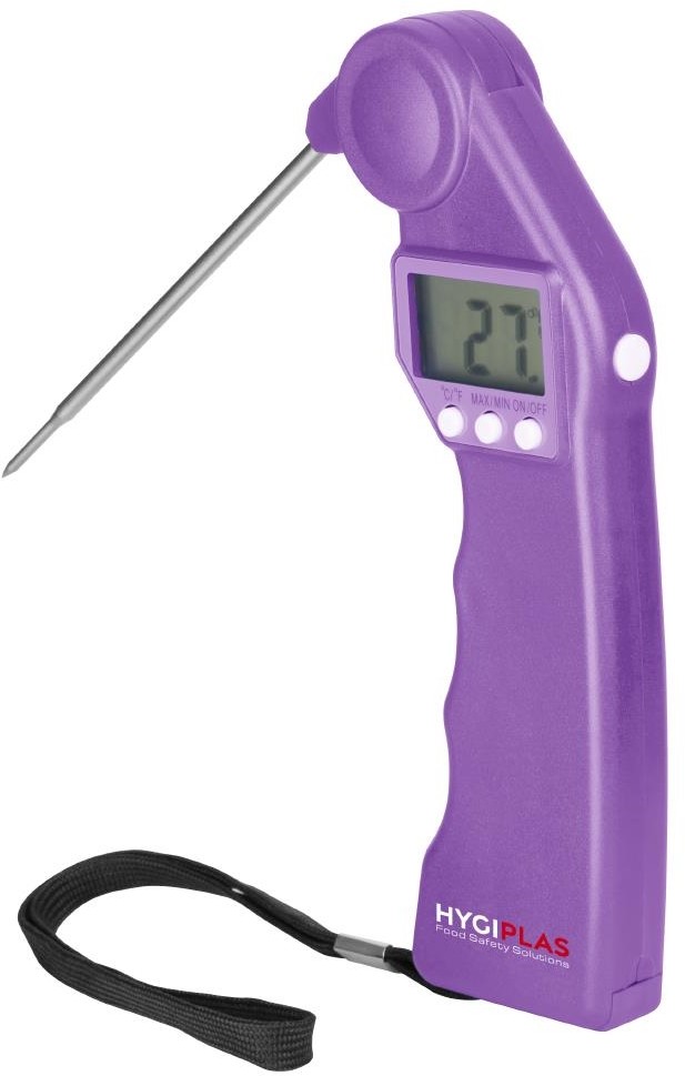  Hygiplas Easytemp Farbcodiertes violettes Thermometer 