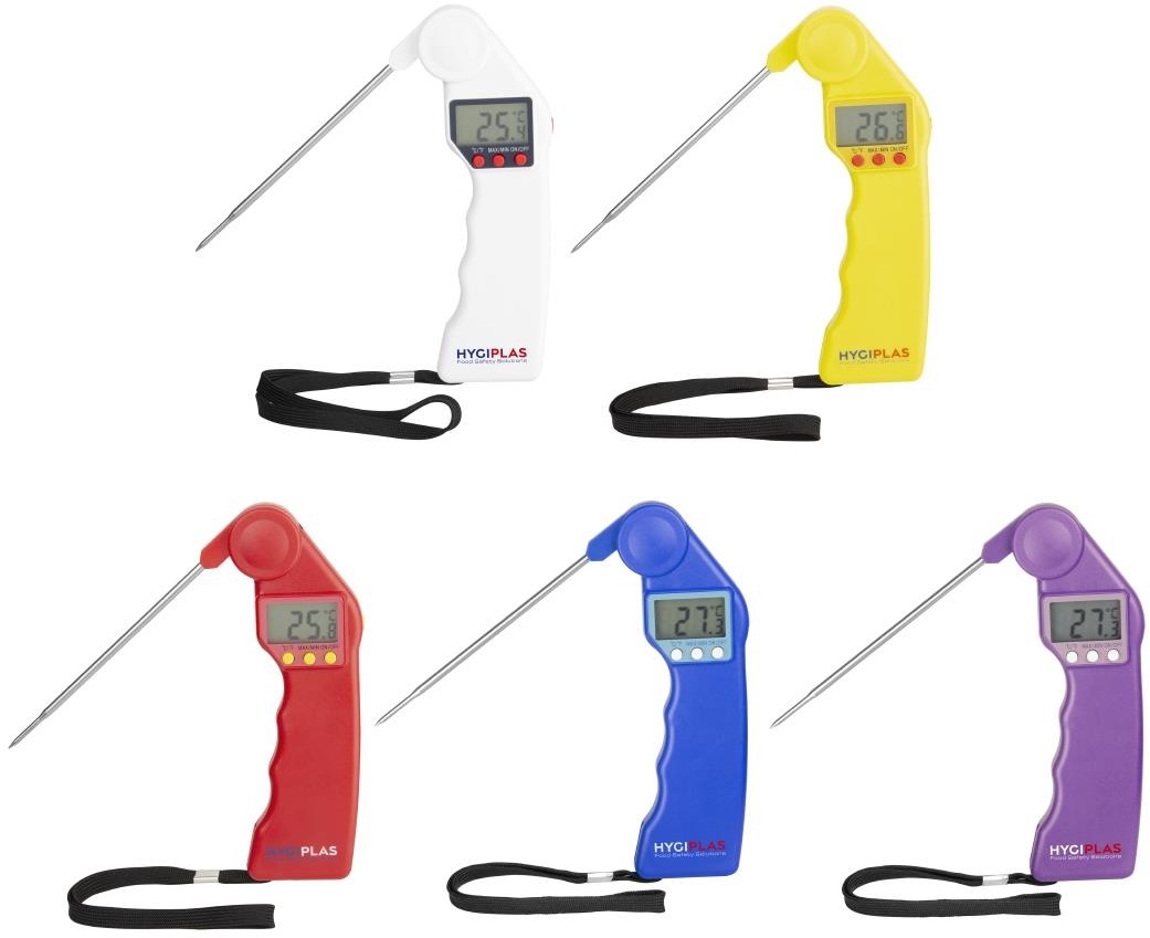  Hygiplas Easytemp Farbcodiertes violettes Thermometer 