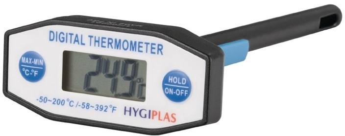 Hygiplas T-f&ouml;rmiges digitales Thermometer 
