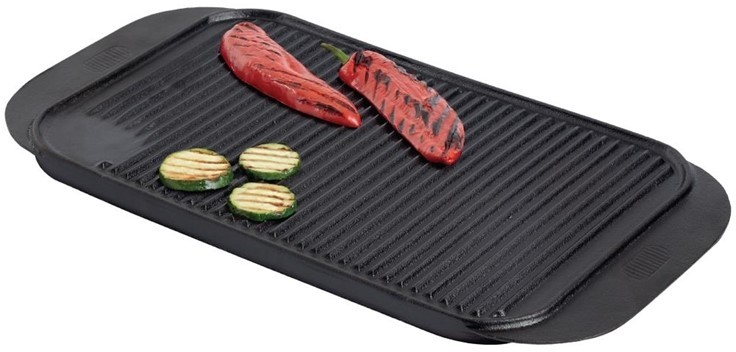  Vogue Grillplatte doppelseitig 