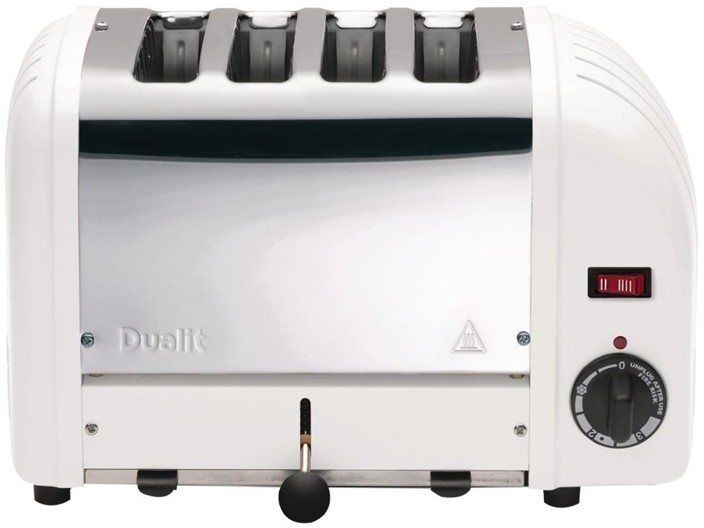  Dualit Toaster 40355 weiß 4 Schlitze 