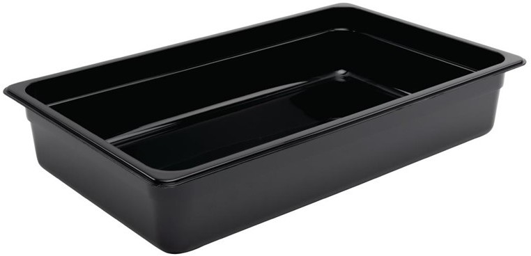 Vogue GN-Beh&auml;lter GN1/1 schwarz 100mm 