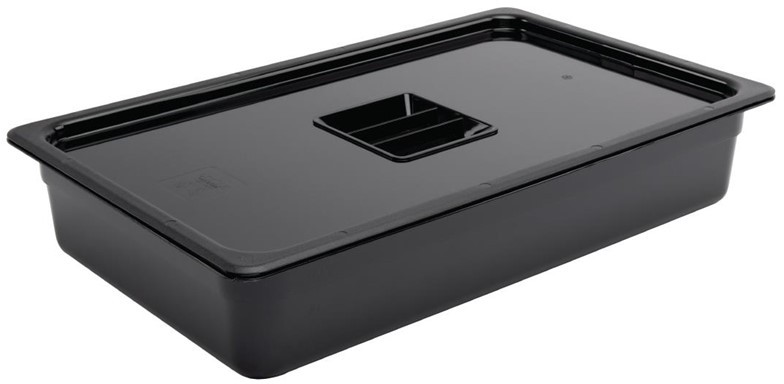  Vogue GN-Beh&auml;lter GN1/1 schwarz 100mm 