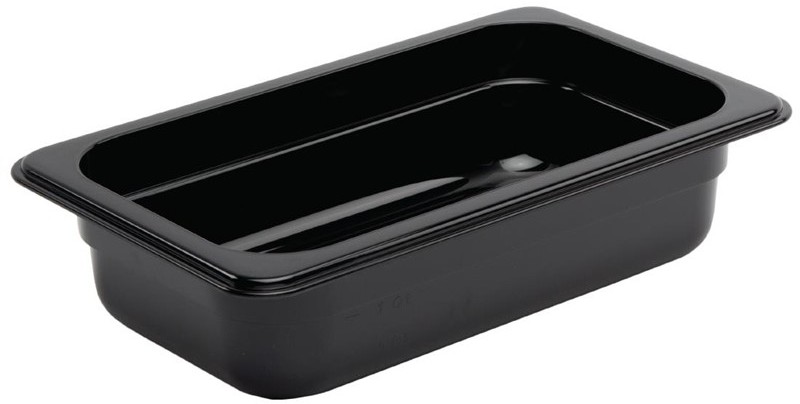  Vogue GN-Beh&auml;lter GN1/4 schwarz 65mm 