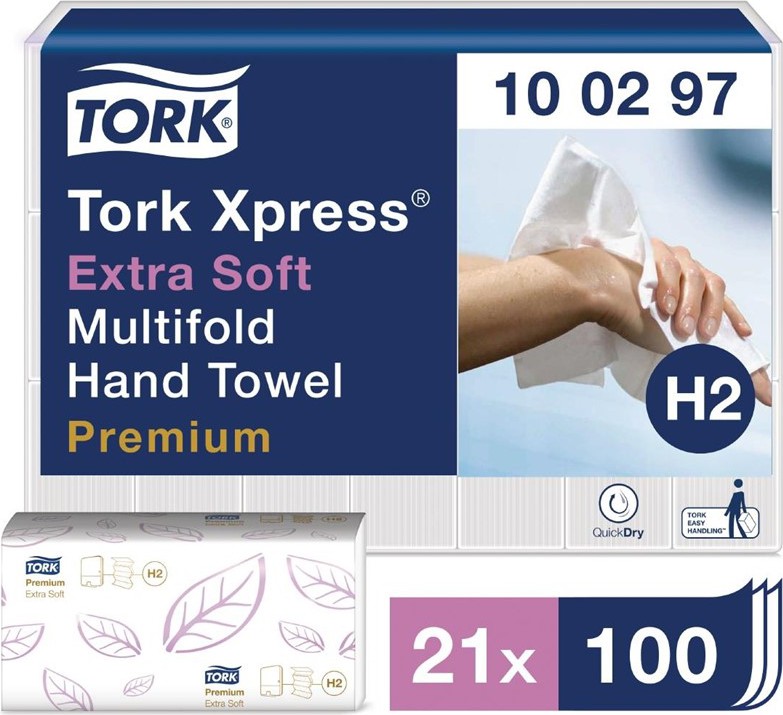  Tork Xpress Extra Soft Multifold Handtuch (Pack 2100) 