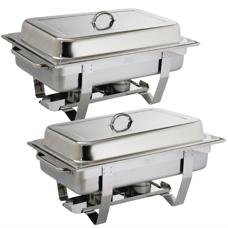 Olympia Milan Chafing-Dish x2 